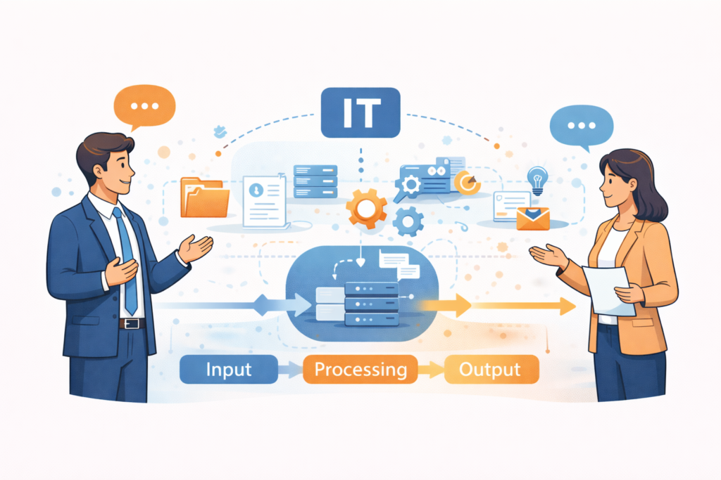 ITは「情報の流れ」で考えると、会話が噛み合う