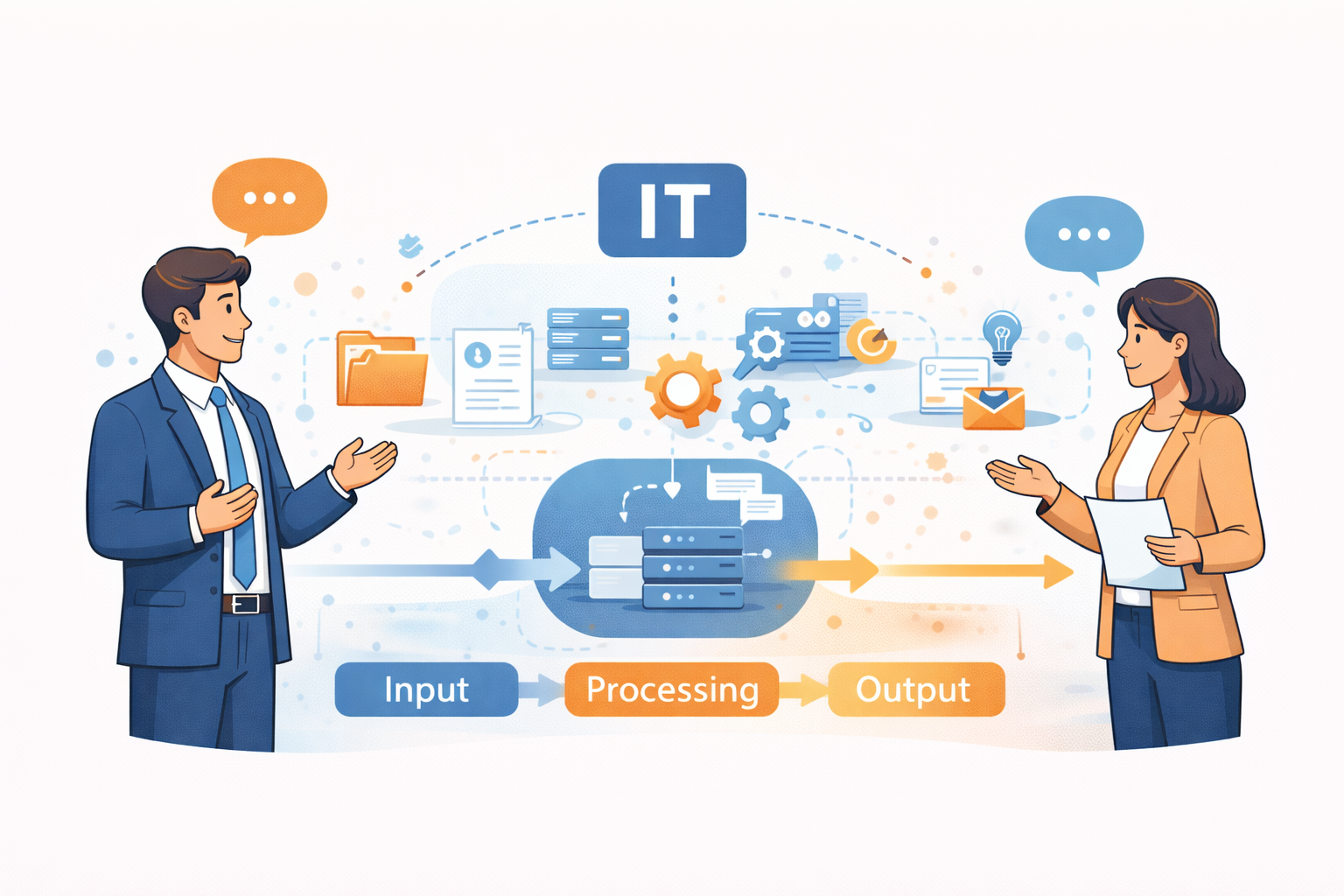 ITは「情報の流れ」で考えると、会話が噛み合う