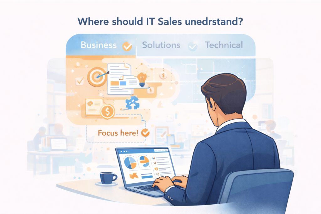 IT営業はどこまで理解すれば十分なのか